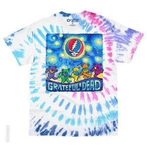 Grateful Dead Starry Bears Tie-Dye ~ by Liquid Blue ~ 2XL ~ Brand New!